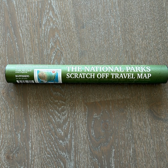 US National Parks Scratch Off Travel Map ✈️ - New! - Picture 1 of 2